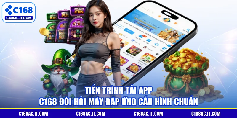 Tiến trình tải app C168 đòi hỏi máy đáp ứng cấu hình chuẩn